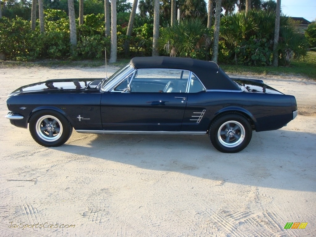 1966 Mustang Convertible - Nightmist Blue / Light Blue photo #37