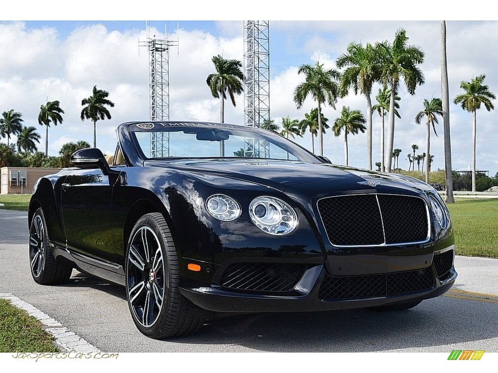 Diamond Black Metallic / Cream/New Market Tan Bentley Continental GTC V8 