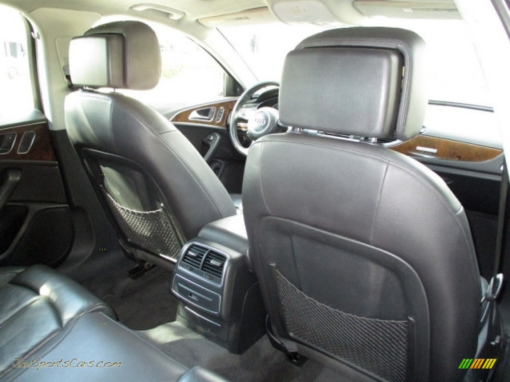 2012 A6 3.0T quattro Sedan - Ice Silver Metallic / Black photo #54