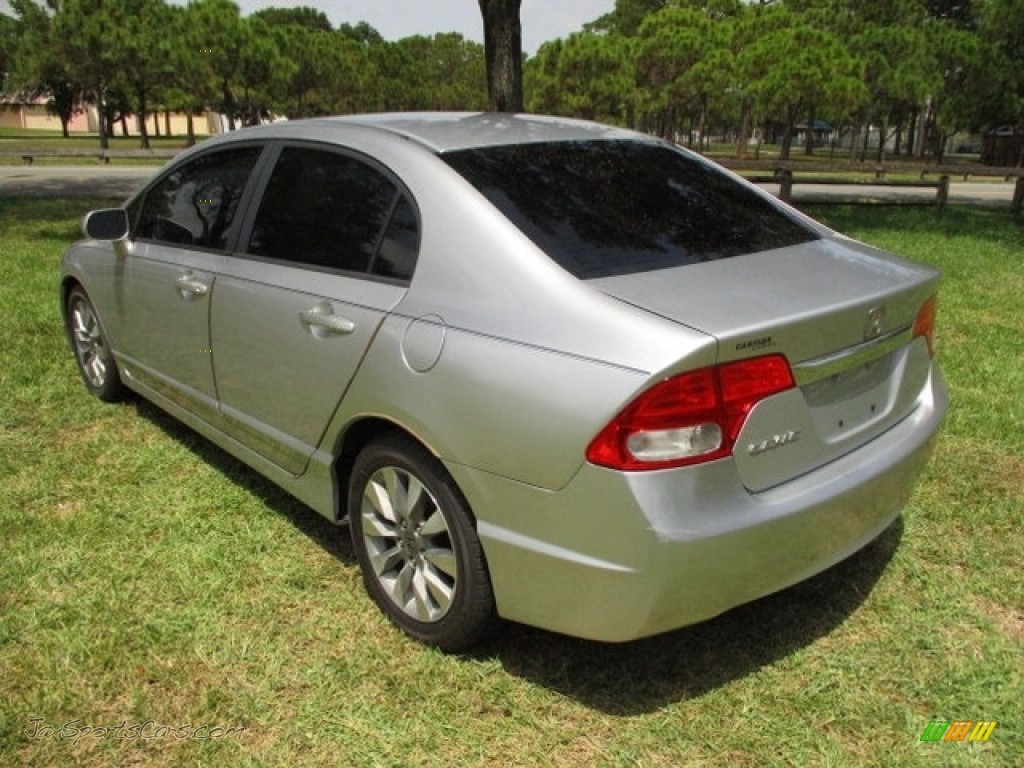 2011 Civic EX Sedan - Alabaster Silver Metallic / Gray photo #9