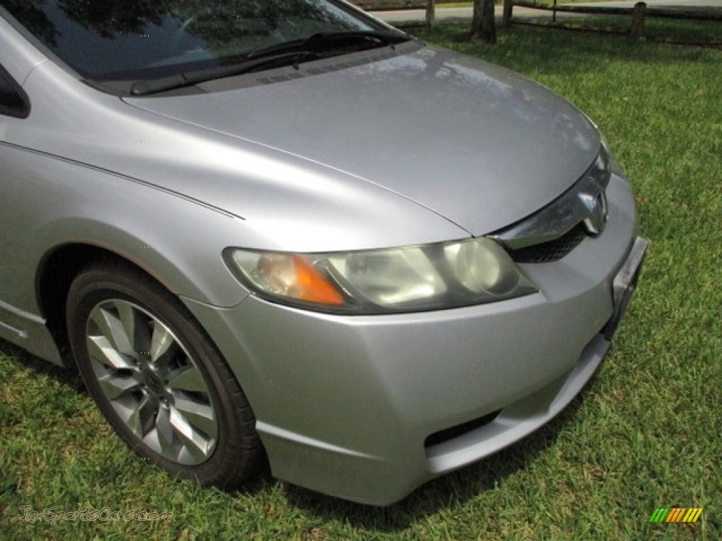 2011 Civic EX Sedan - Alabaster Silver Metallic / Gray photo #20
