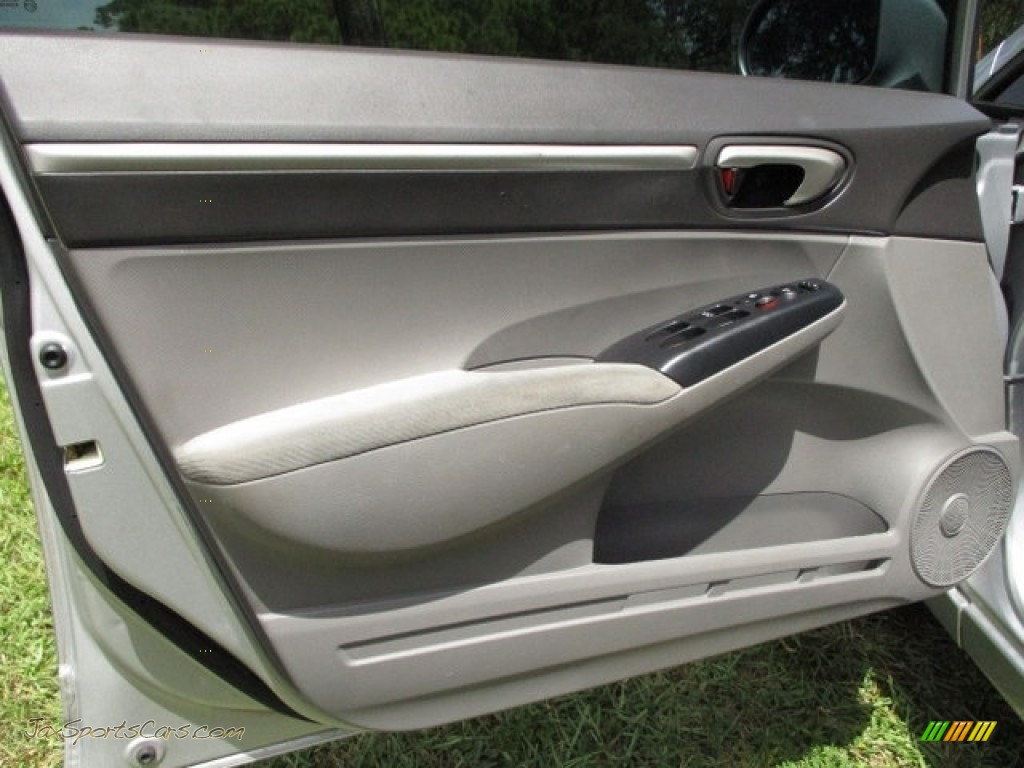 2011 Civic EX Sedan - Alabaster Silver Metallic / Gray photo #31