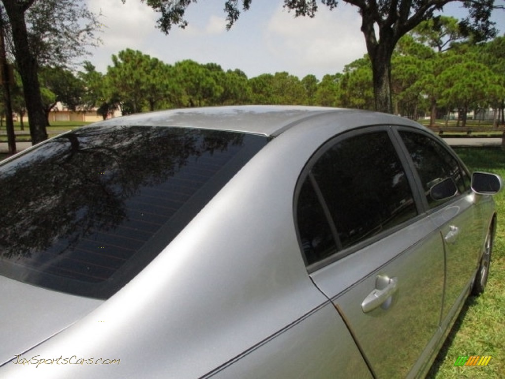 2011 Civic EX Sedan - Alabaster Silver Metallic / Gray photo #42