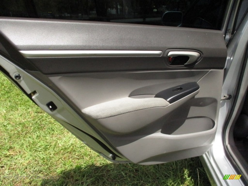 2011 Civic EX Sedan - Alabaster Silver Metallic / Gray photo #48