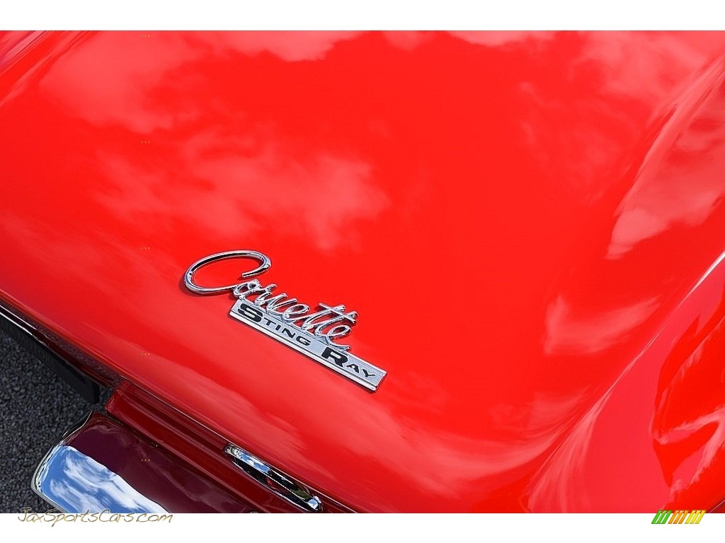 1965 Corvette Sting Ray Convertible - Rally Red / White photo #28