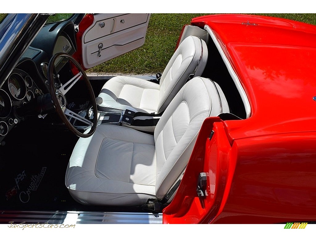 1965 Corvette Sting Ray Convertible - Rally Red / White photo #57