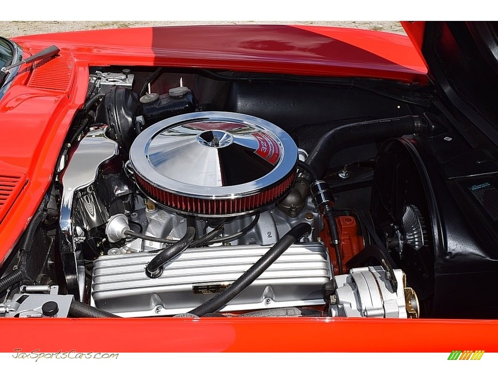 1965 Corvette Sting Ray Convertible - Rally Red / White photo #64