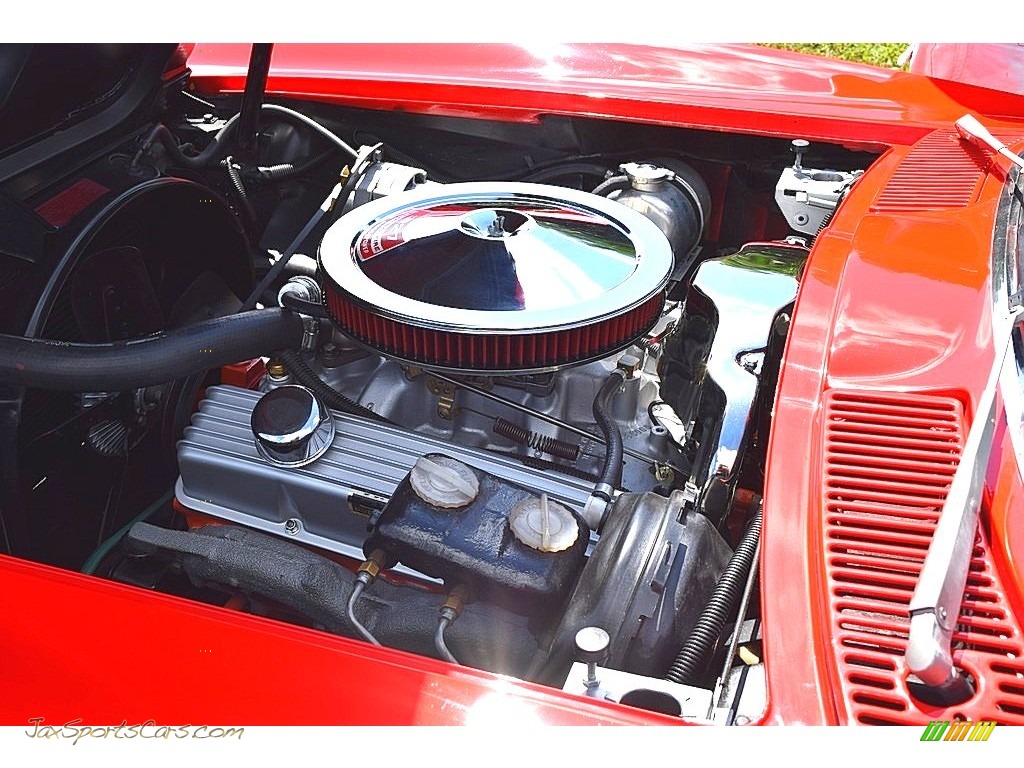 1965 Corvette Sting Ray Convertible - Rally Red / White photo #68