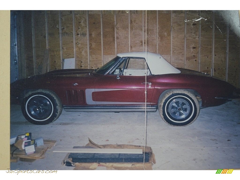 1965 Corvette Sting Ray Convertible - Rally Red / White photo #95