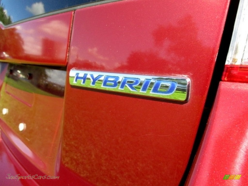 2010 Insight Hybrid EX - Tango Red Pearl / Gray photo #4