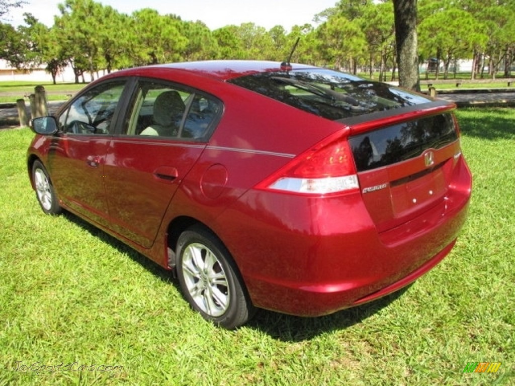 2010 Insight Hybrid EX - Tango Red Pearl / Gray photo #5