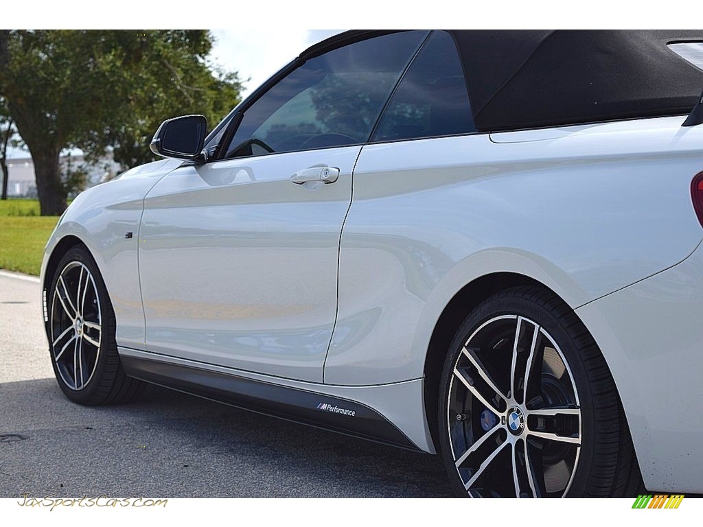 2019 2 Series M240i Convertible - Mineral White Metallic / Coral Red photo #20
