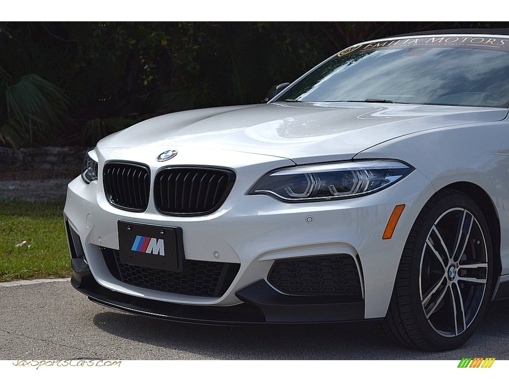 2019 2 Series M240i Convertible - Mineral White Metallic / Coral Red photo #26