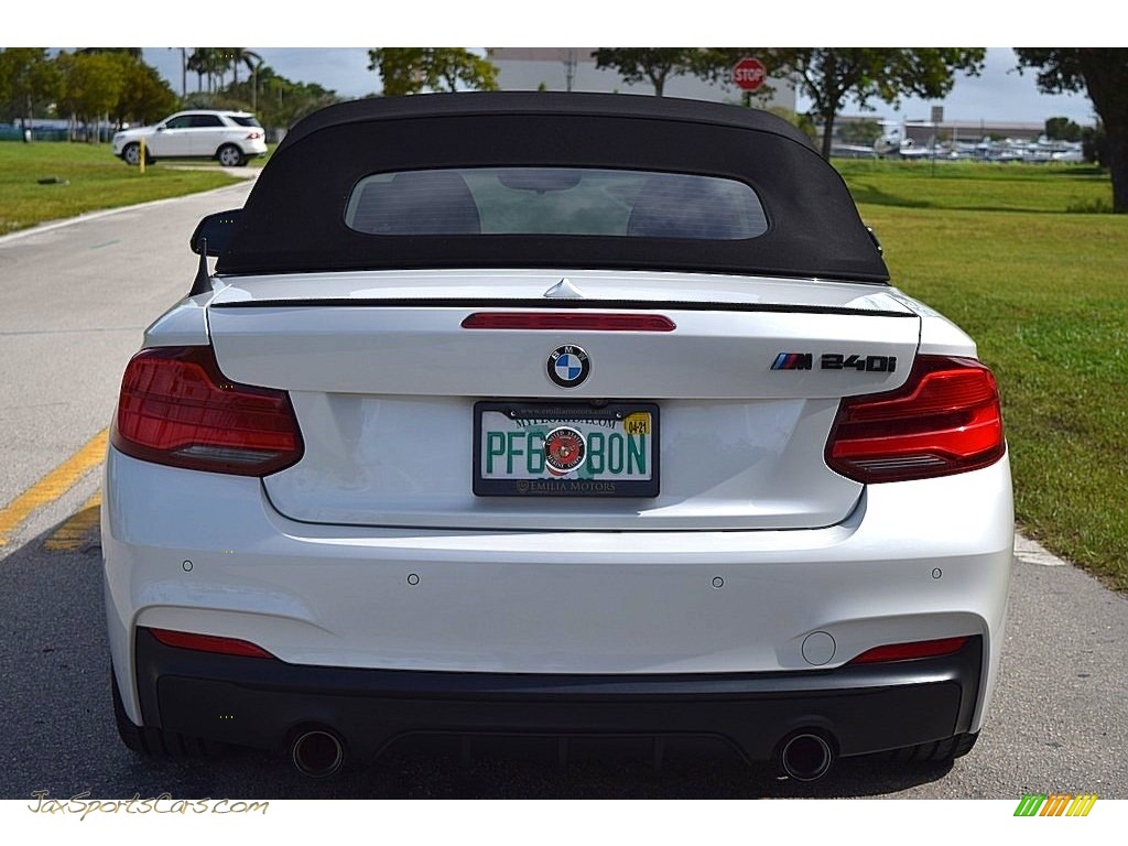 2019 2 Series M240i Convertible - Mineral White Metallic / Coral Red photo #29