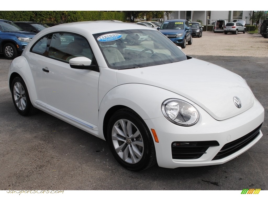 2017 Beetle 1.8T Classic Coupe - Pure White / Classic Sioux photo #2