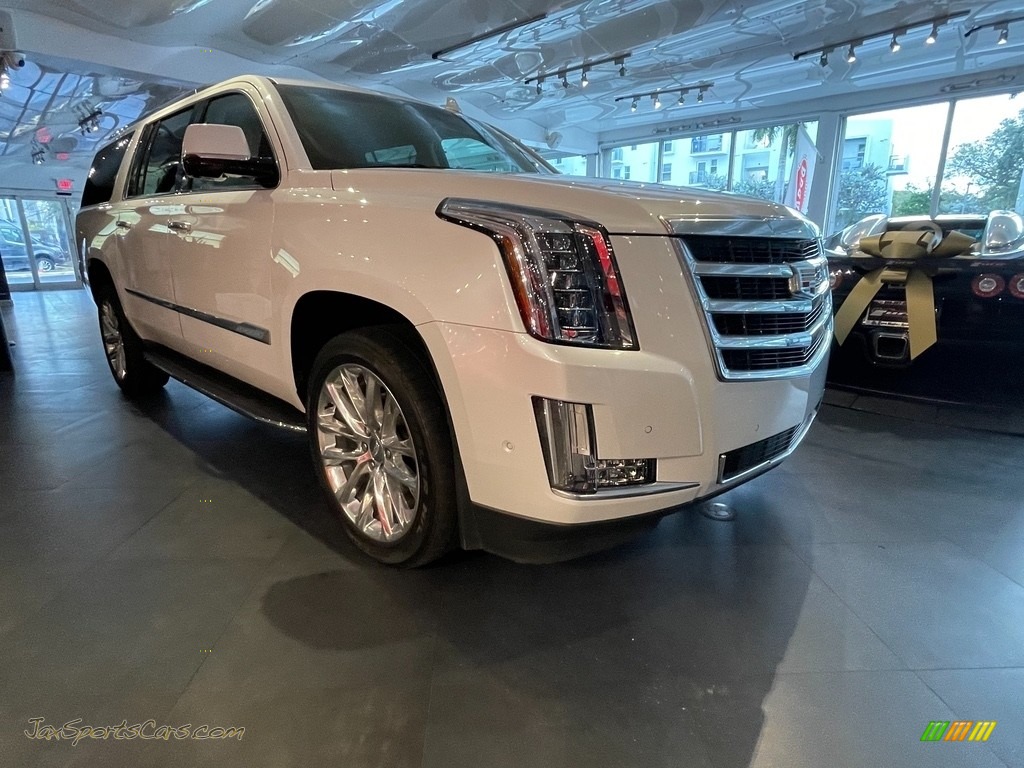 2019 Escalade ESV Luxury 4WD - Crystal White Tricoat / Shale/Jet Black Accents photo #12