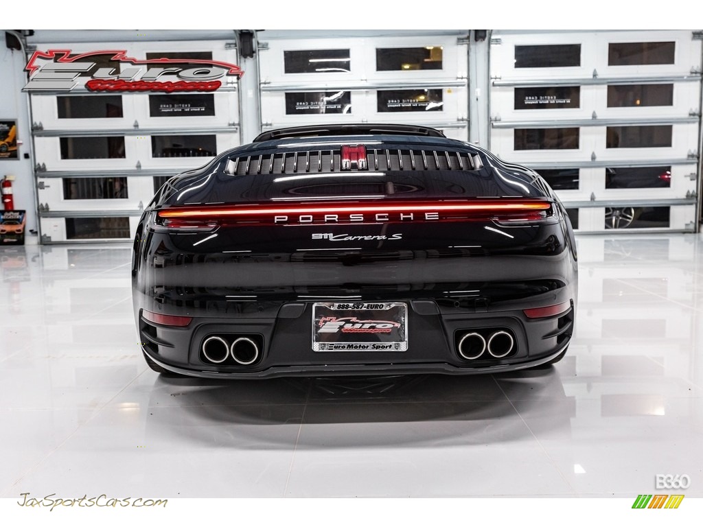 2020 911 Carrera S - Black / Black/Mojave Beige photo #33