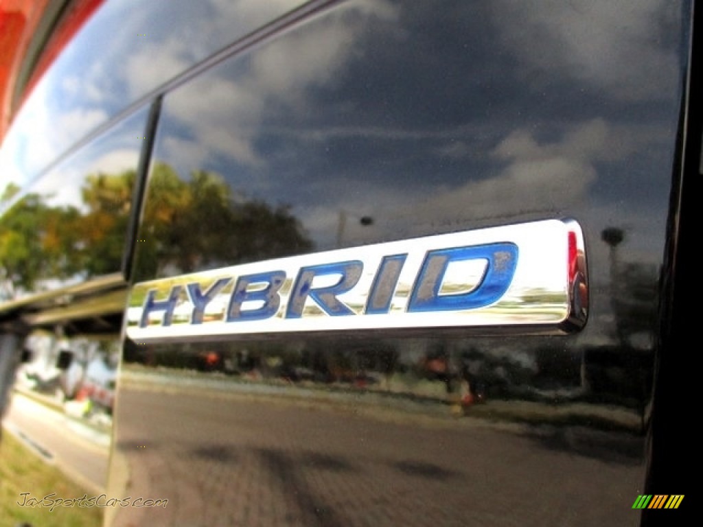 2011 Insight Hybrid - Crystal Black Pearl / Gray photo #2