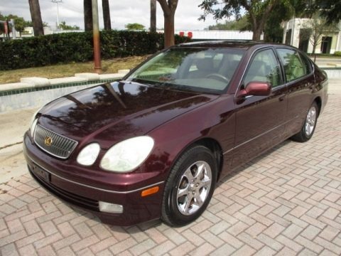 Black Cherry Pearl 2003 Lexus GS 300