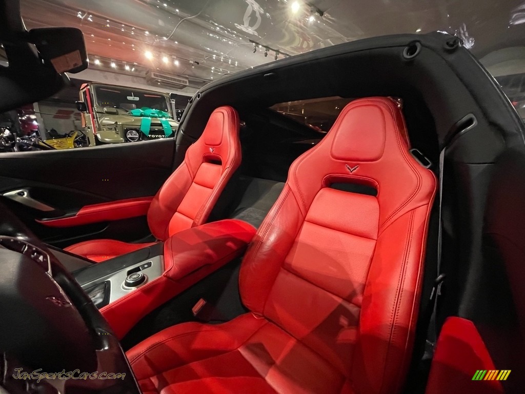2016 Corvette Stingray Coupe - Black / Adrenaline Red photo #2
