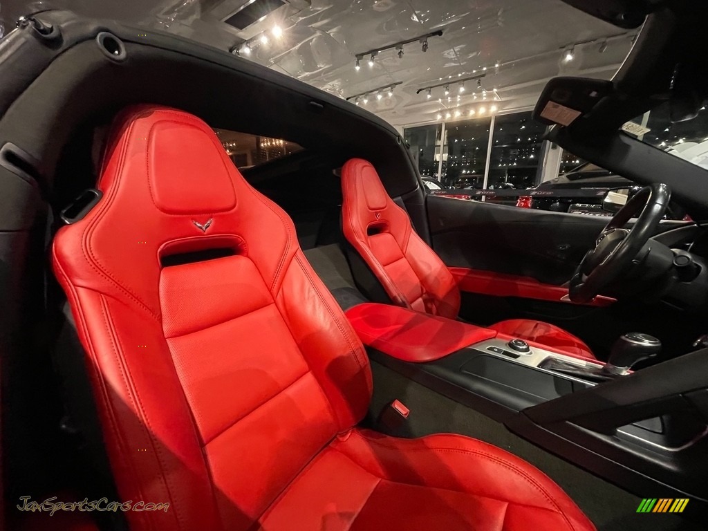 2016 Corvette Stingray Coupe - Black / Adrenaline Red photo #3