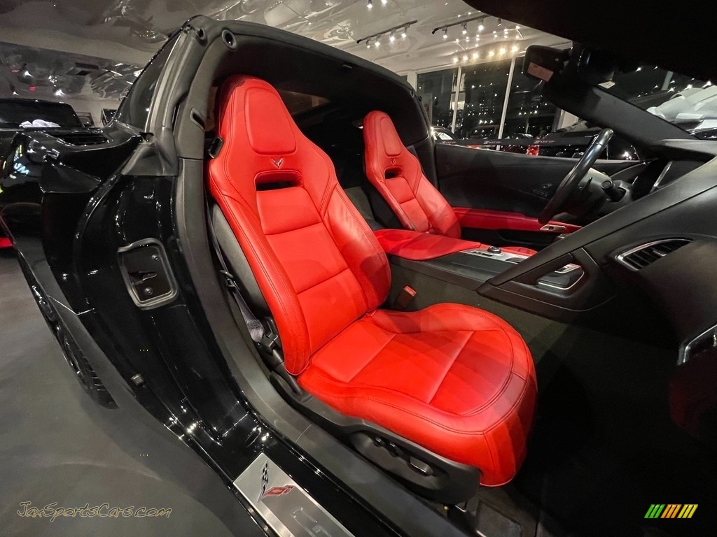 2016 Corvette Stingray Coupe - Black / Adrenaline Red photo #10