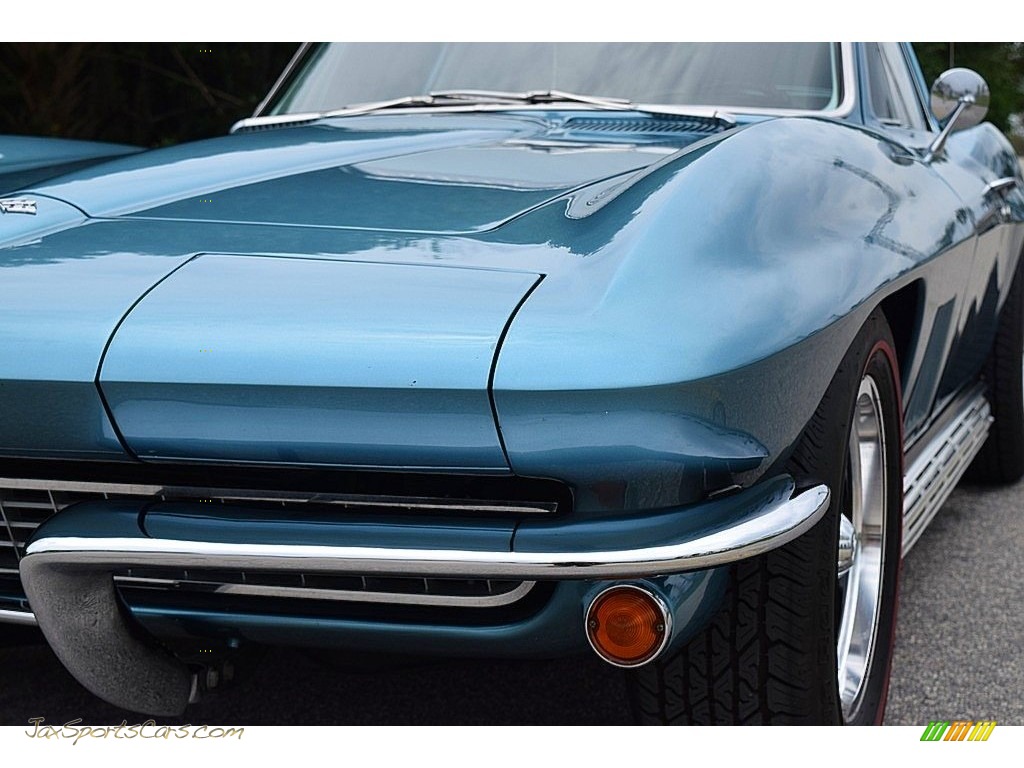 1967 Corvette Coupe - Marina Blue / White/Black photo #23