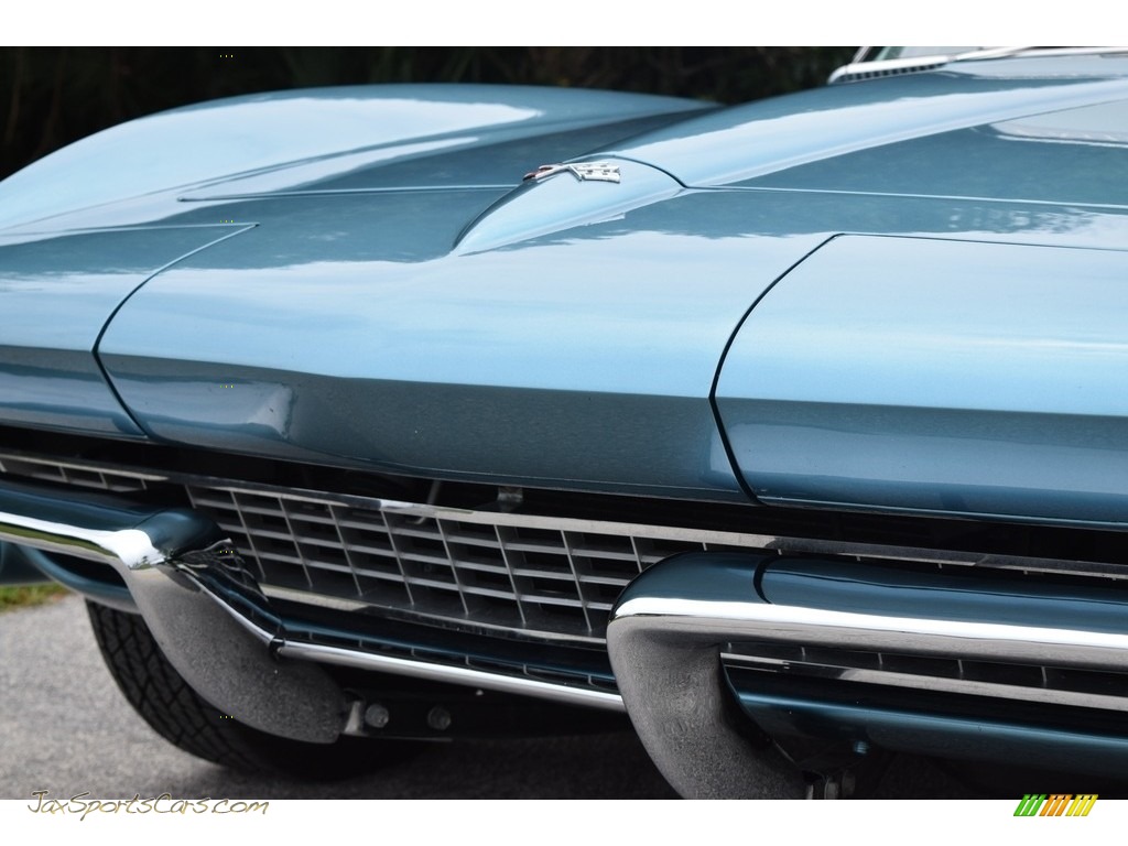 1967 Corvette Coupe - Marina Blue / White/Black photo #24