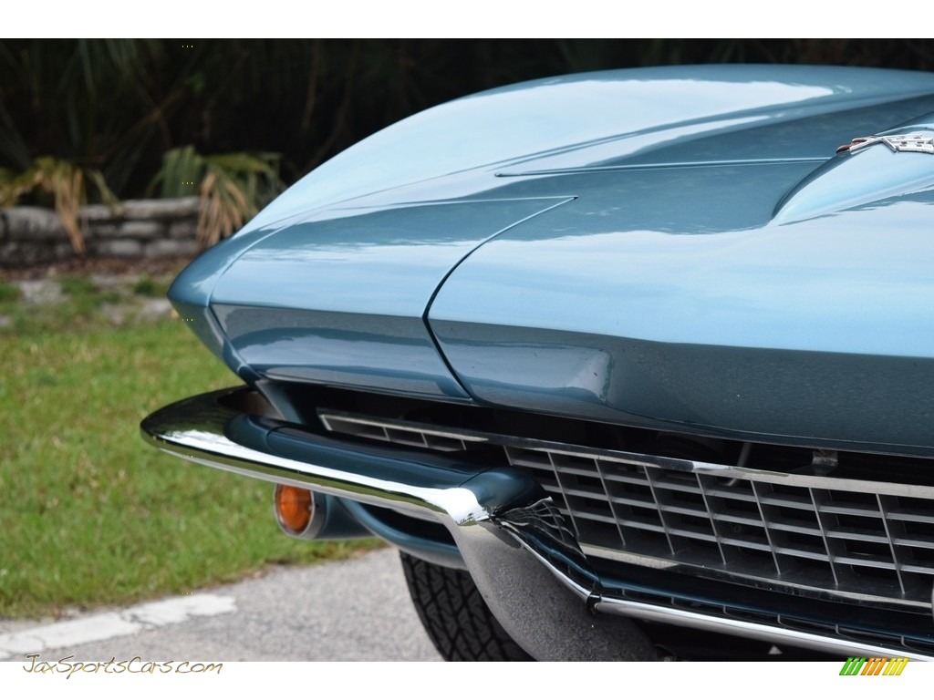 1967 Corvette Coupe - Marina Blue / White/Black photo #25