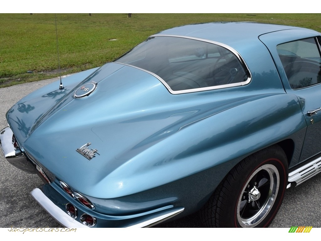 1967 Corvette Coupe - Marina Blue / White/Black photo #31