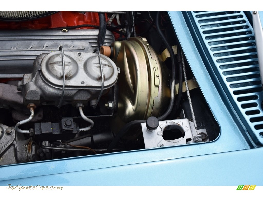 1967 Corvette Coupe - Marina Blue / White/Black photo #51
