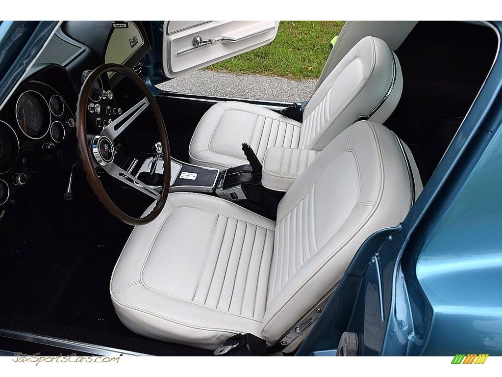 1967 Corvette Coupe - Marina Blue / White/Black photo #64