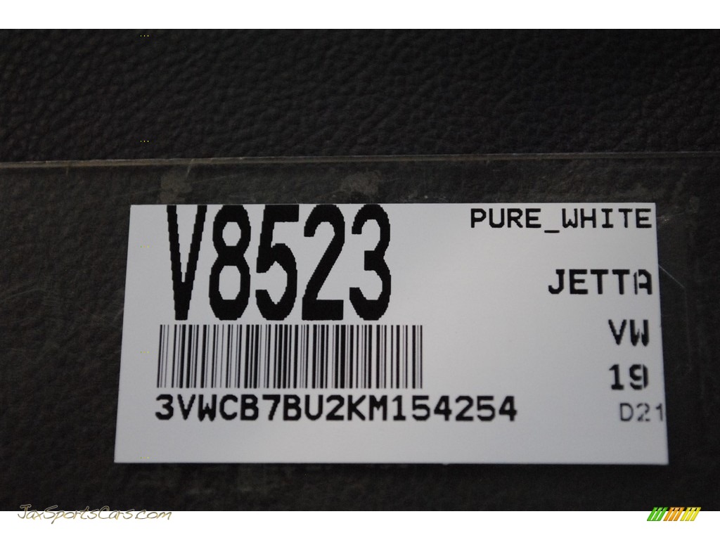 2019 Jetta SE - Pure White / Dark Beige photo #20
