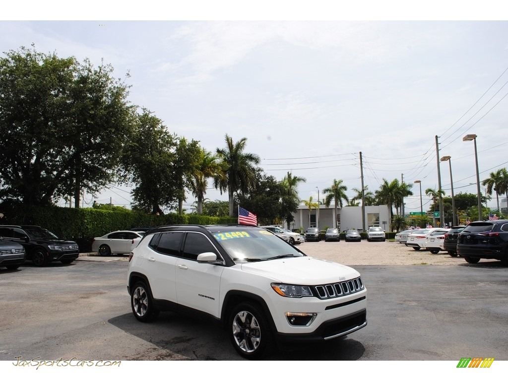 White / Black Jeep Compass Limted