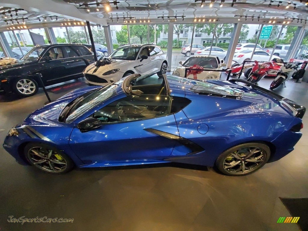 2021 Corvette Stingray Coupe - Elkhart Lake Blue Metallic / Jet Black photo #25