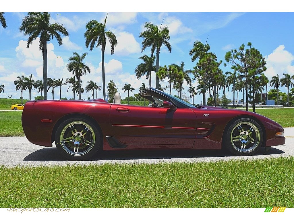 2003 Corvette Convertible - 50th Anniversary Red / Shale photo #4