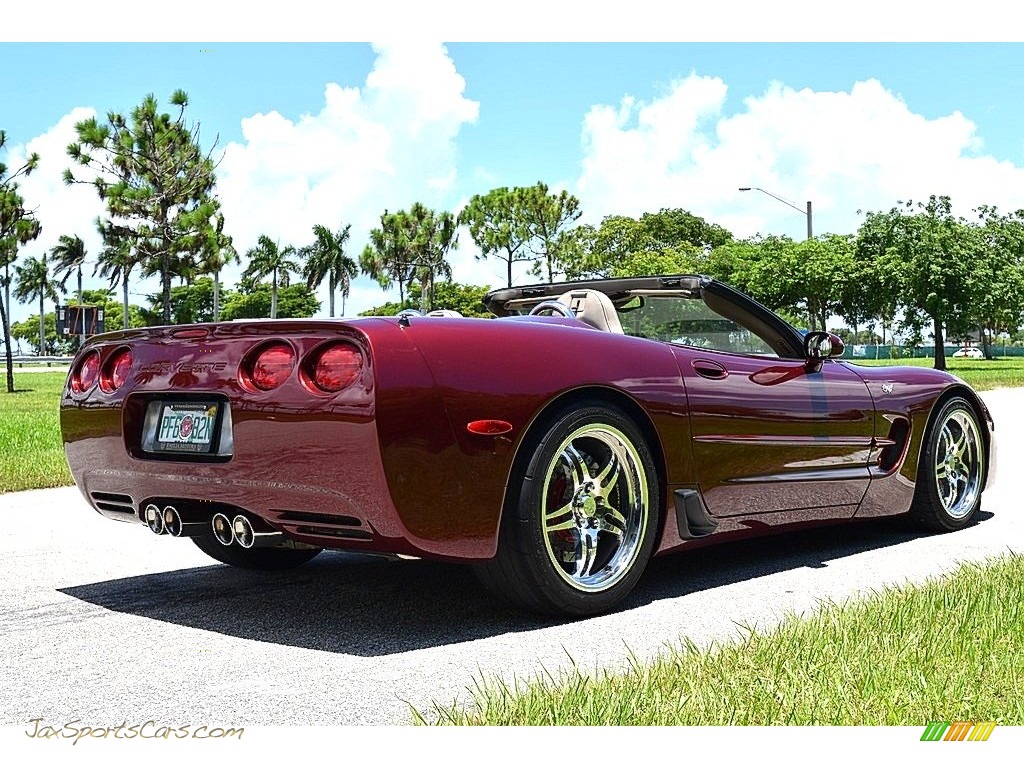 2003 Corvette Convertible - 50th Anniversary Red / Shale photo #5