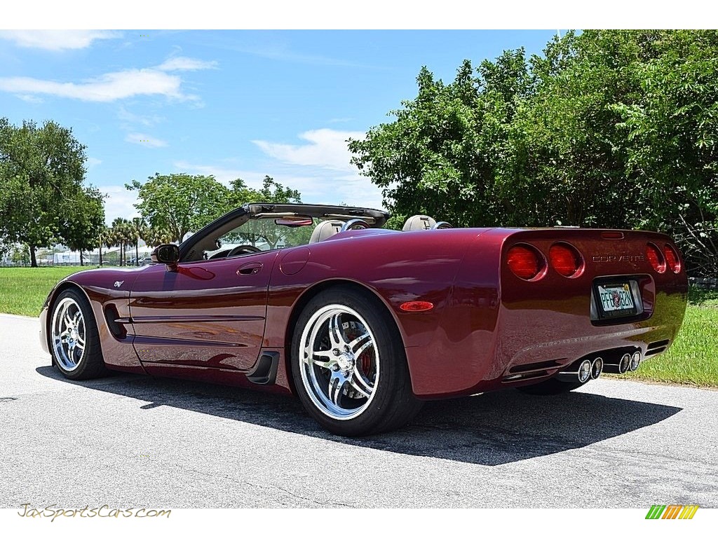 2003 Corvette Convertible - 50th Anniversary Red / Shale photo #12