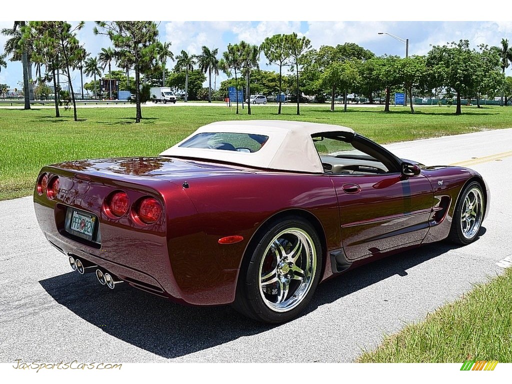 2003 Corvette Convertible - 50th Anniversary Red / Shale photo #21
