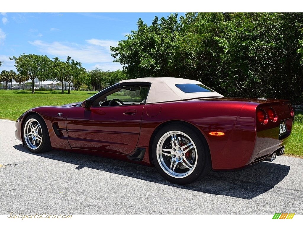 2003 Corvette Convertible - 50th Anniversary Red / Shale photo #22