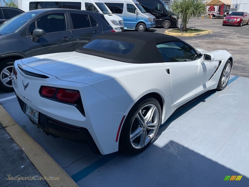 2016 Corvette Stingray Convertible - Arctic White / Gray photo #34