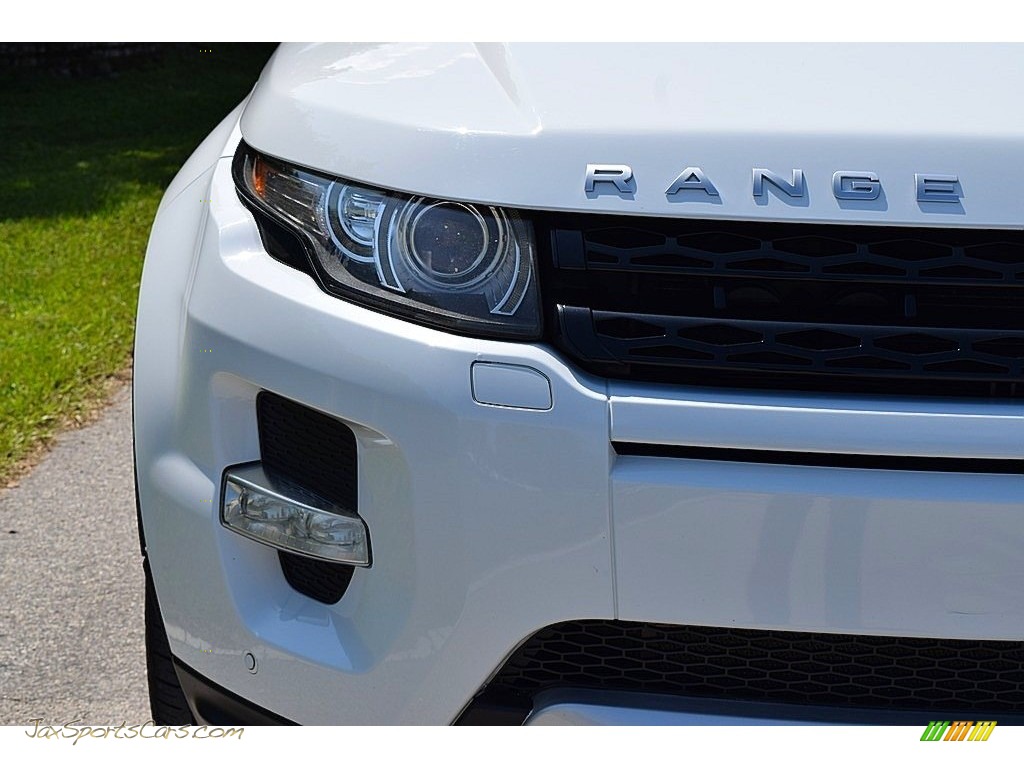 2013 Range Rover Evoque Dynamic - Fuji White / Dynamic Ebony/Pimento photo #6