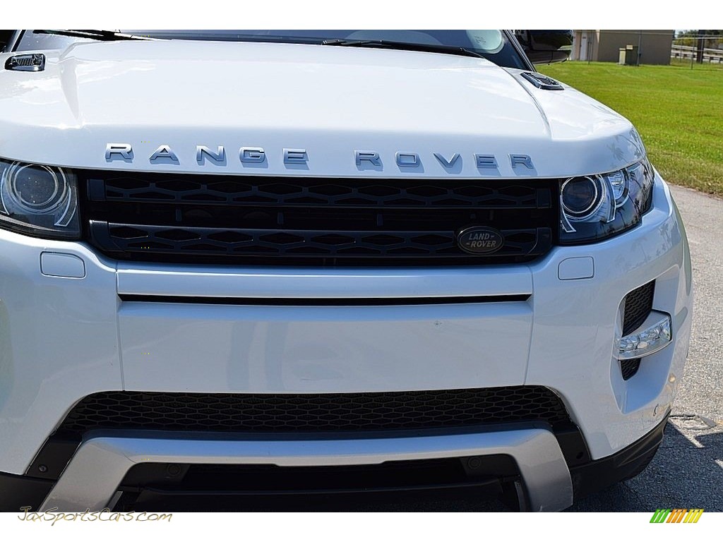 2013 Range Rover Evoque Dynamic - Fuji White / Dynamic Ebony/Pimento photo #7