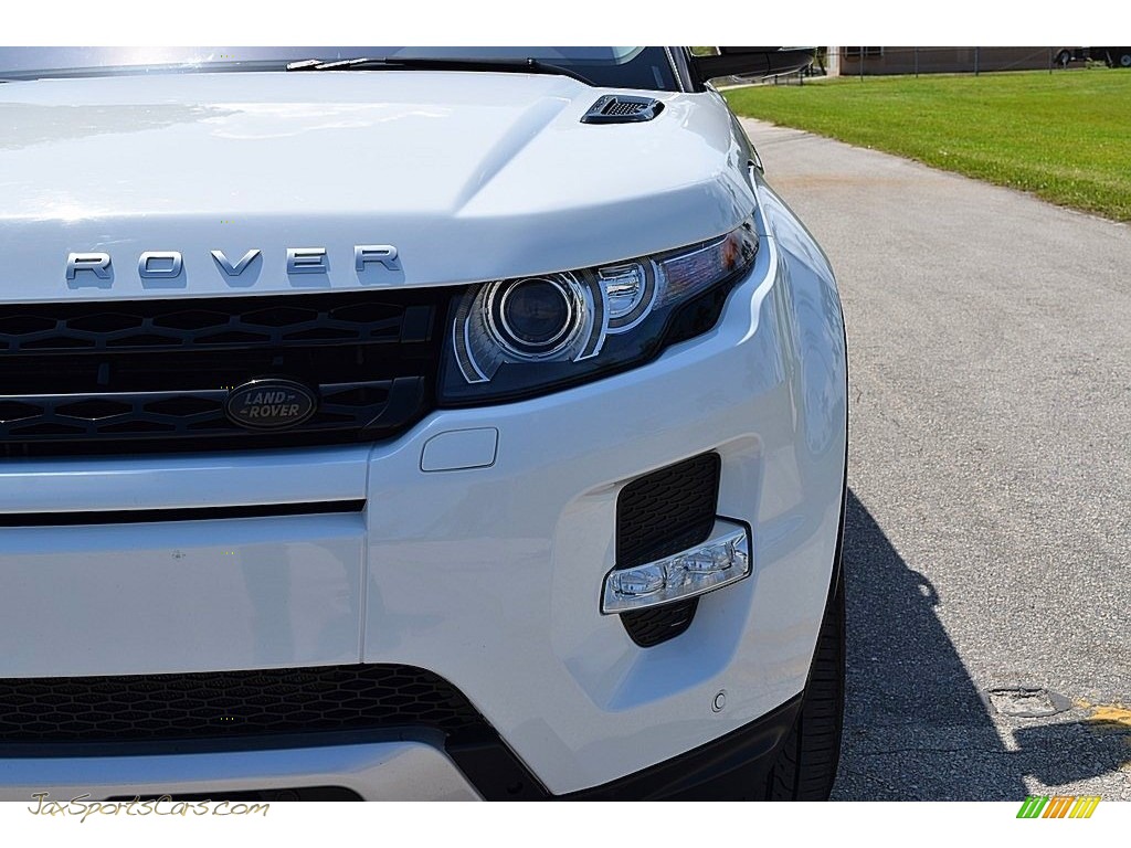 2013 Range Rover Evoque Dynamic - Fuji White / Dynamic Ebony/Pimento photo #8
