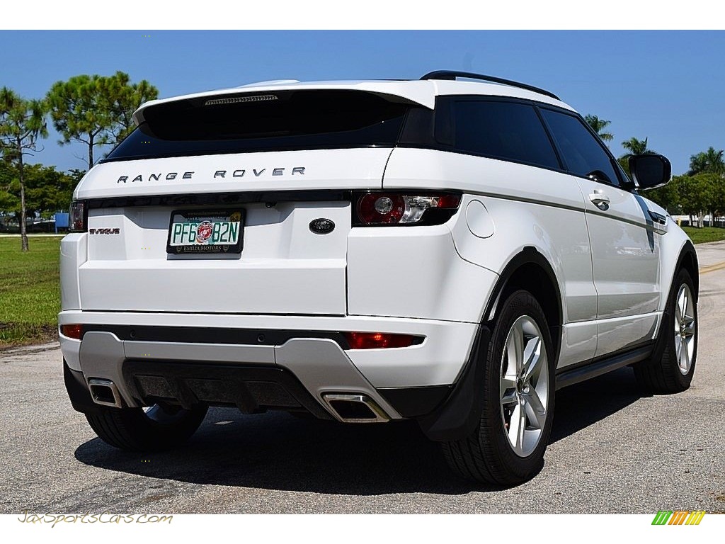 2013 Range Rover Evoque Dynamic - Fuji White / Dynamic Ebony/Pimento photo #9