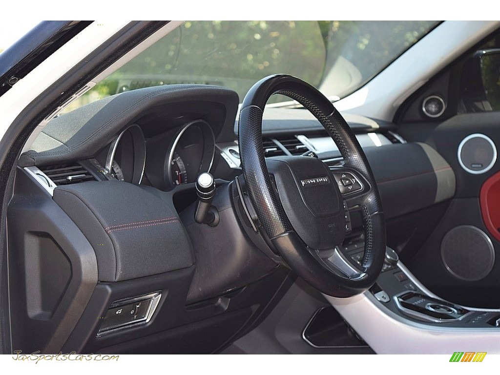 2013 Range Rover Evoque Dynamic - Fuji White / Dynamic Ebony/Pimento photo #16