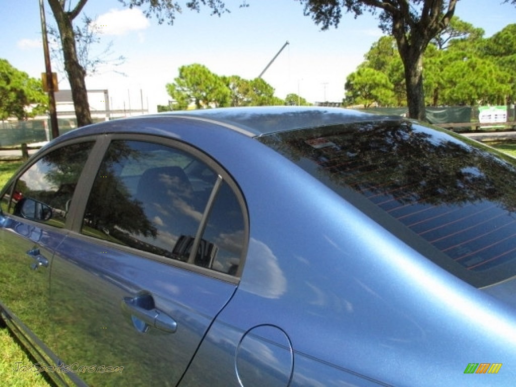 2010 Civic LX-S Sedan - Atomic Blue Metallic / Black photo #29
