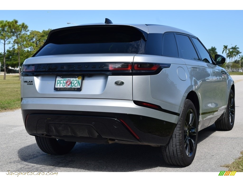 2018 Range Rover Velar R Dynamic SE - Indus Silver Metallic / Light Oyster/Ebony photo #4