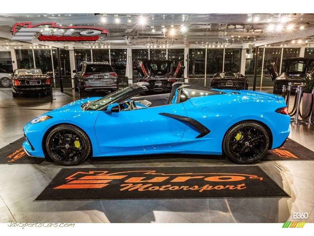 2022 Corvette Stingray Convertible - Rapid Blue / Tension Blue/­Twilight Blue Dipped photo #7