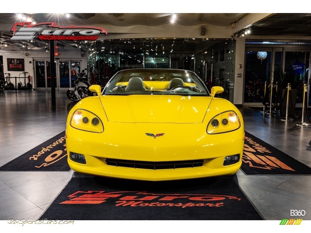 2006 Corvette Convertible - Velocity Yellow / Ebony Black photo #30